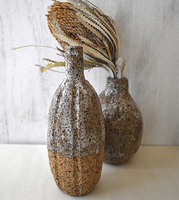 Handbuilding Clay Bud Vases