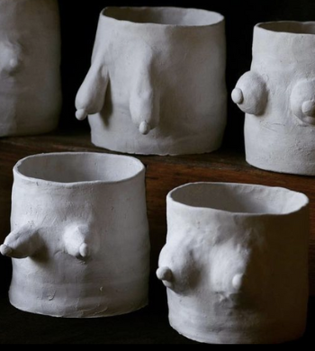 Jug mugs! Ceramic Breast Vessels